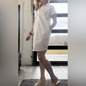 Calvin Klein Jeans White Mini Dress